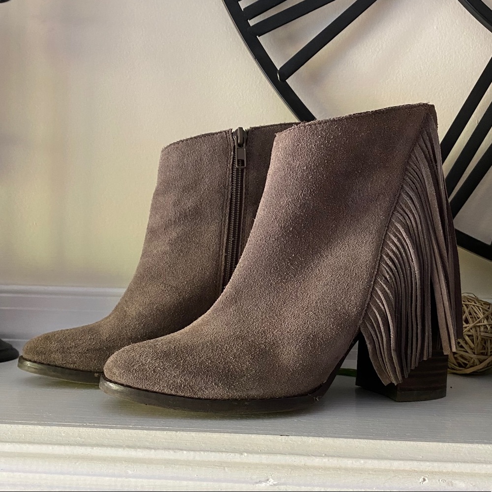 Fringe Ankle Booties
